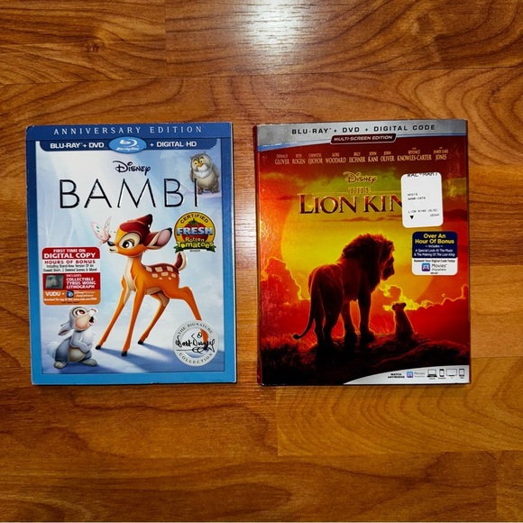 NEW Bambi Blu-ray DVD 2-Disc Set Anniversary Signature w Slipcover + More - Picture 1 of 3